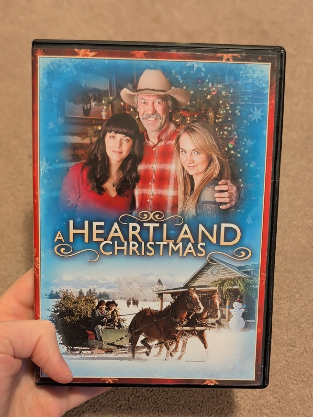 💜 5/$20 A Heartland Christmas (Blue Cover) Holiday DVD